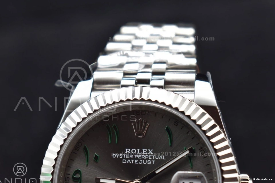 Bracelet 632 Marker Grey SA TechFriendly 41 904L on Arabic DateJust DIWF Dial 1:1 Jubilee Edition Best 126334 Steel 0326